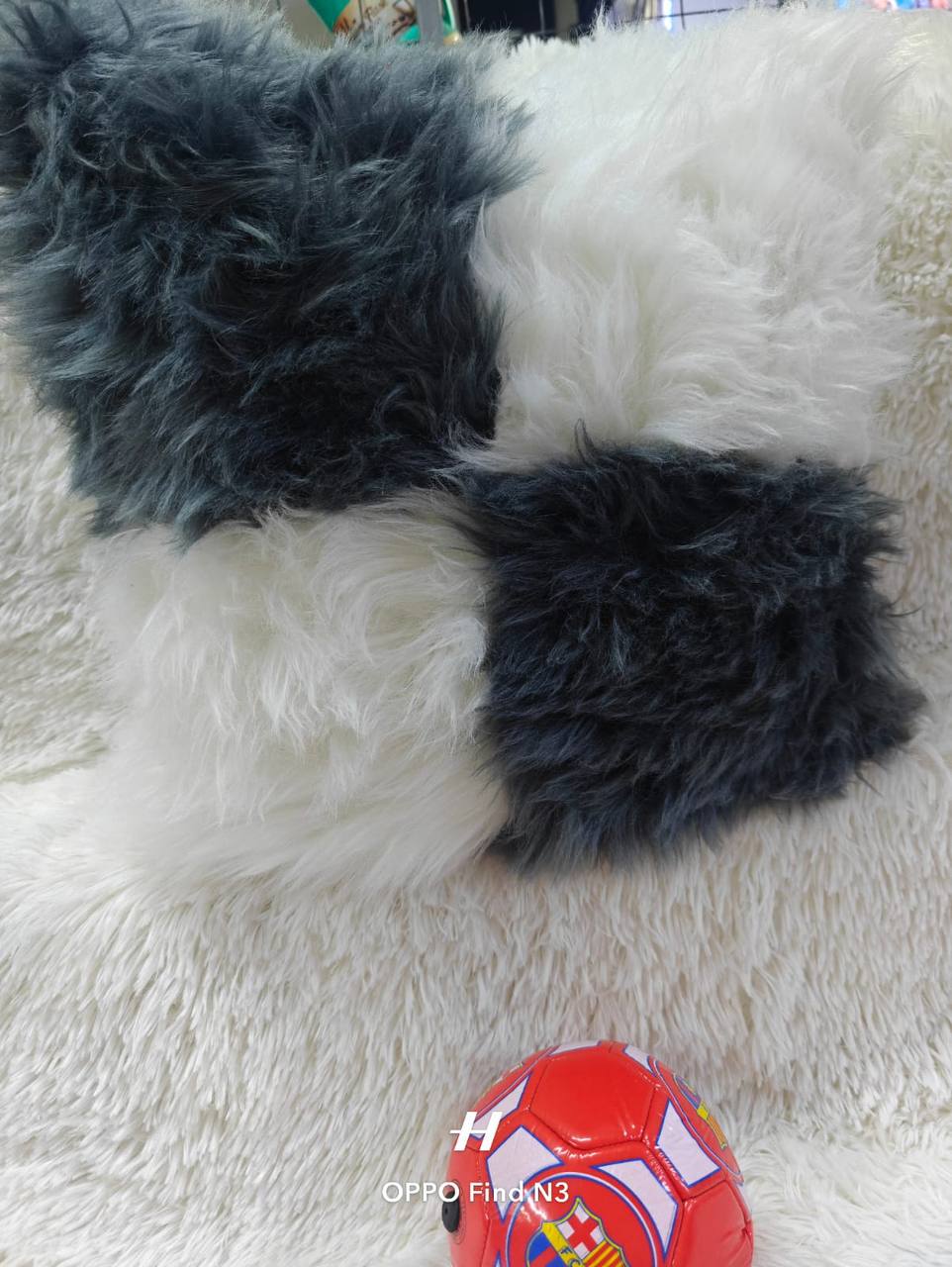Double colour fauxfur cases