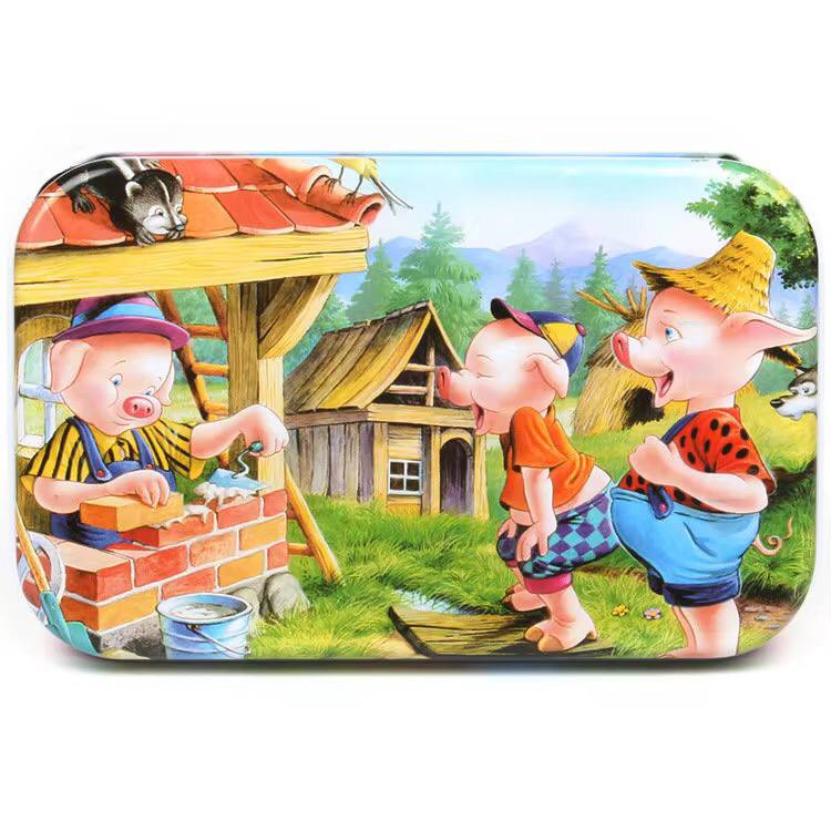 60 PC cartoon theme wooden  puzzle