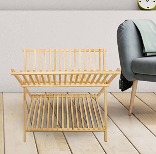 Simple Bamboo Magazine Rack