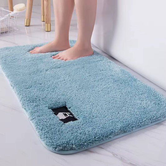 Plain color bathroom mat