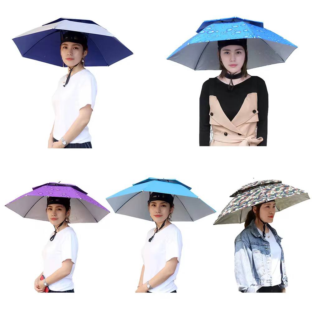 Double layer head supported umbrella