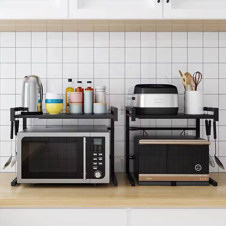Heavy gauge 40-65cm Extending over the microwave metallic rack