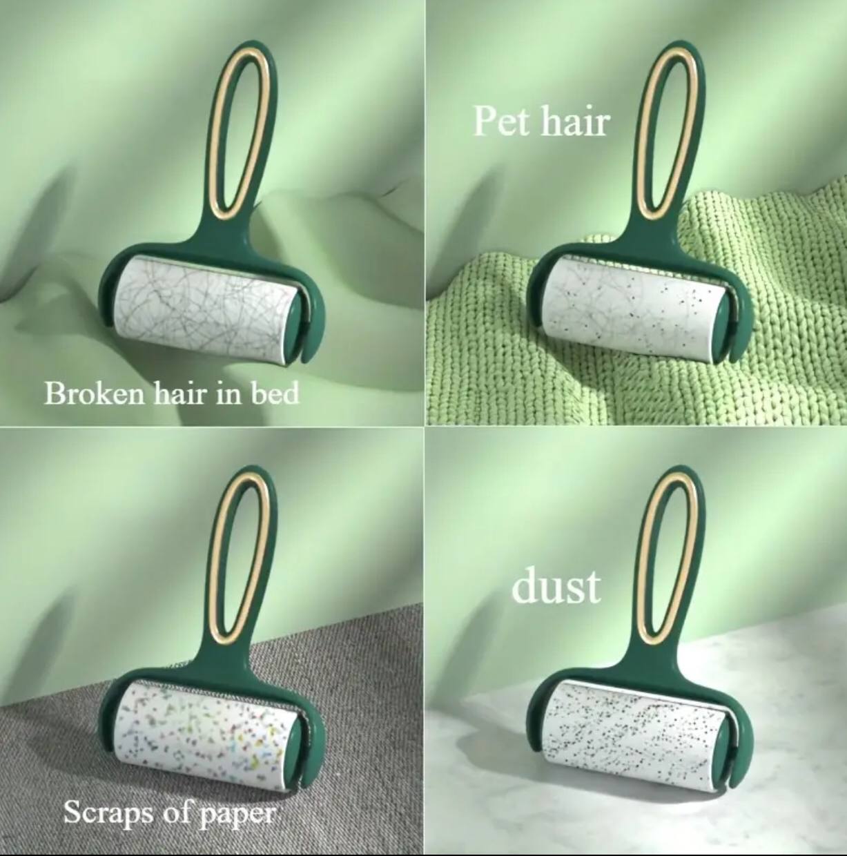 lint remover available in green,white and maroon