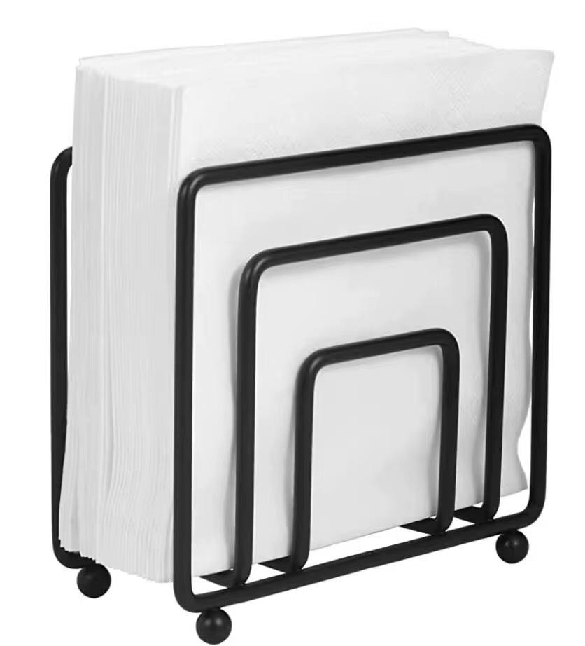 Luxury  heavy Metallic serviette holder