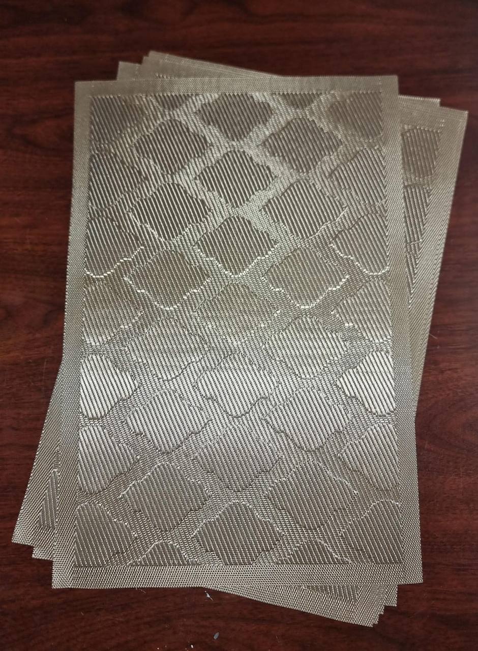Woven PVC TABLE  MATs l