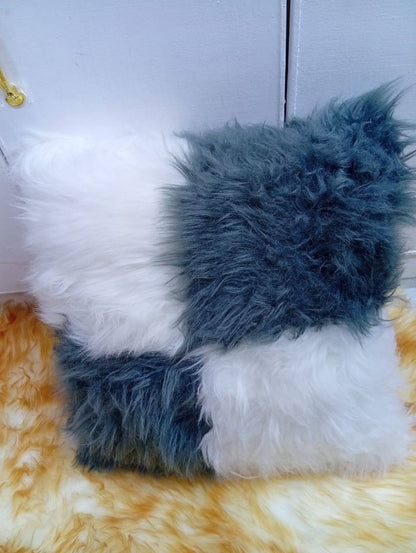 Double colour fauxfur cases