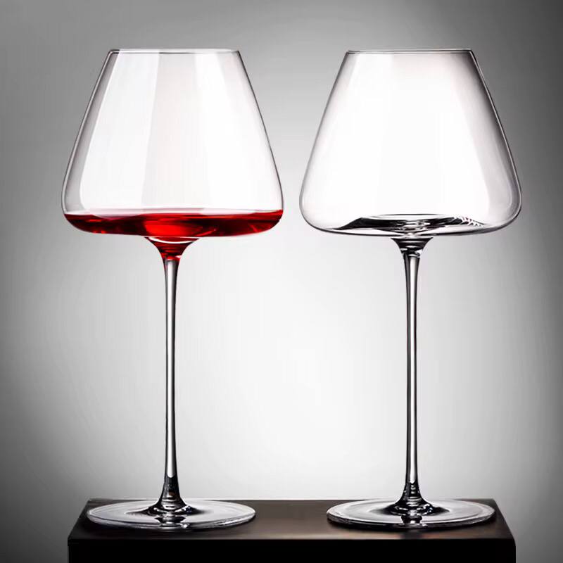 2pc Medium Capacity  Crystal Wine Glass