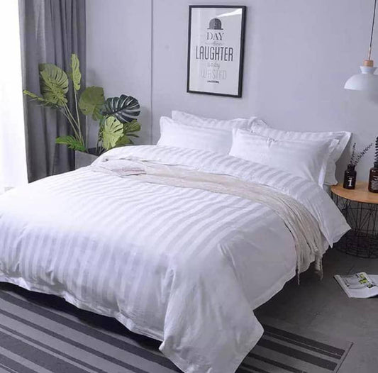 White stripped duvet cover Sets