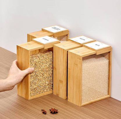 Custom Bamboo Food Storage containers