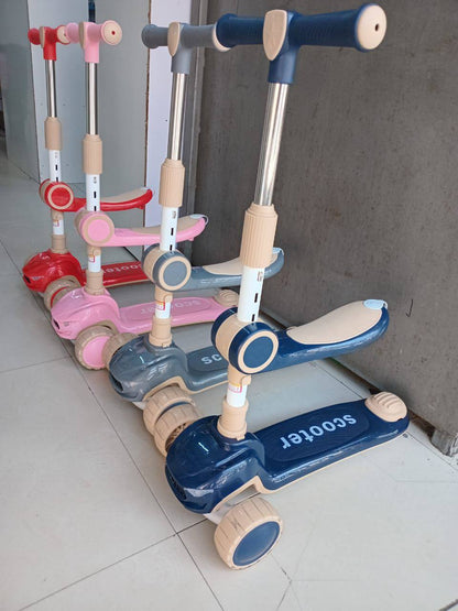 Scooter with a seat