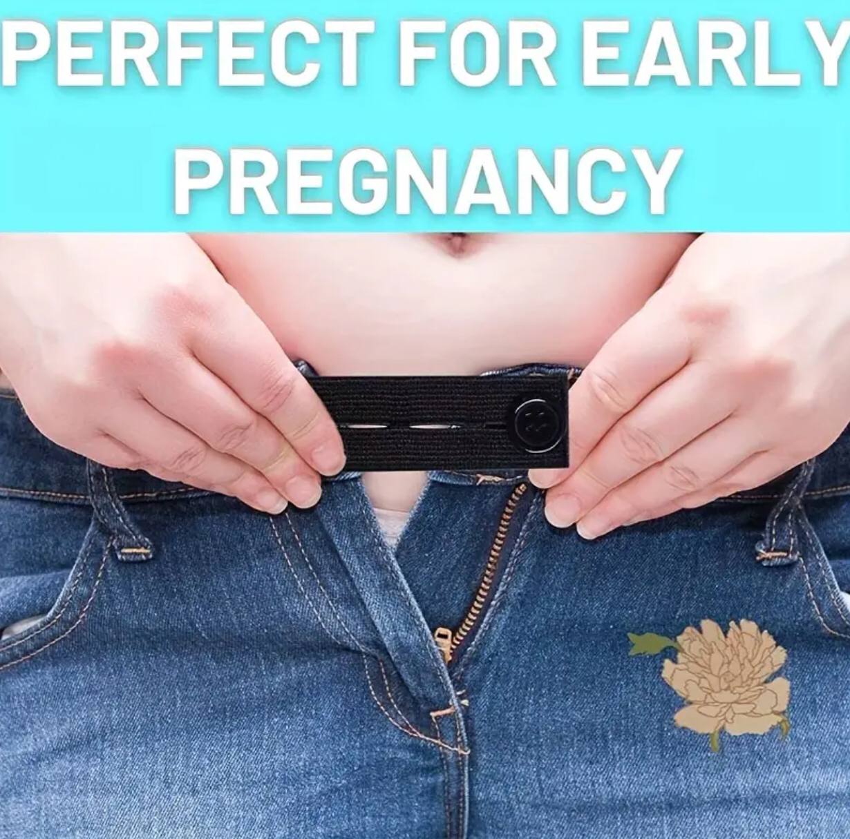 Elastic Waist Extenders, Adjustable Belt waist extension buckle
