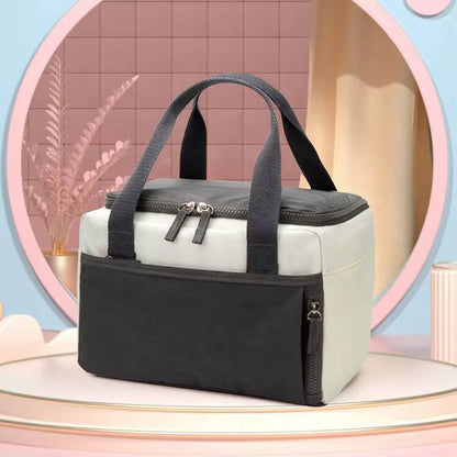 Portable multiple pockets women lunch bag(J)