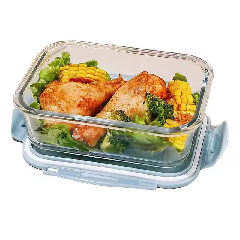 High borosilicate Glass food containers 
1050ml