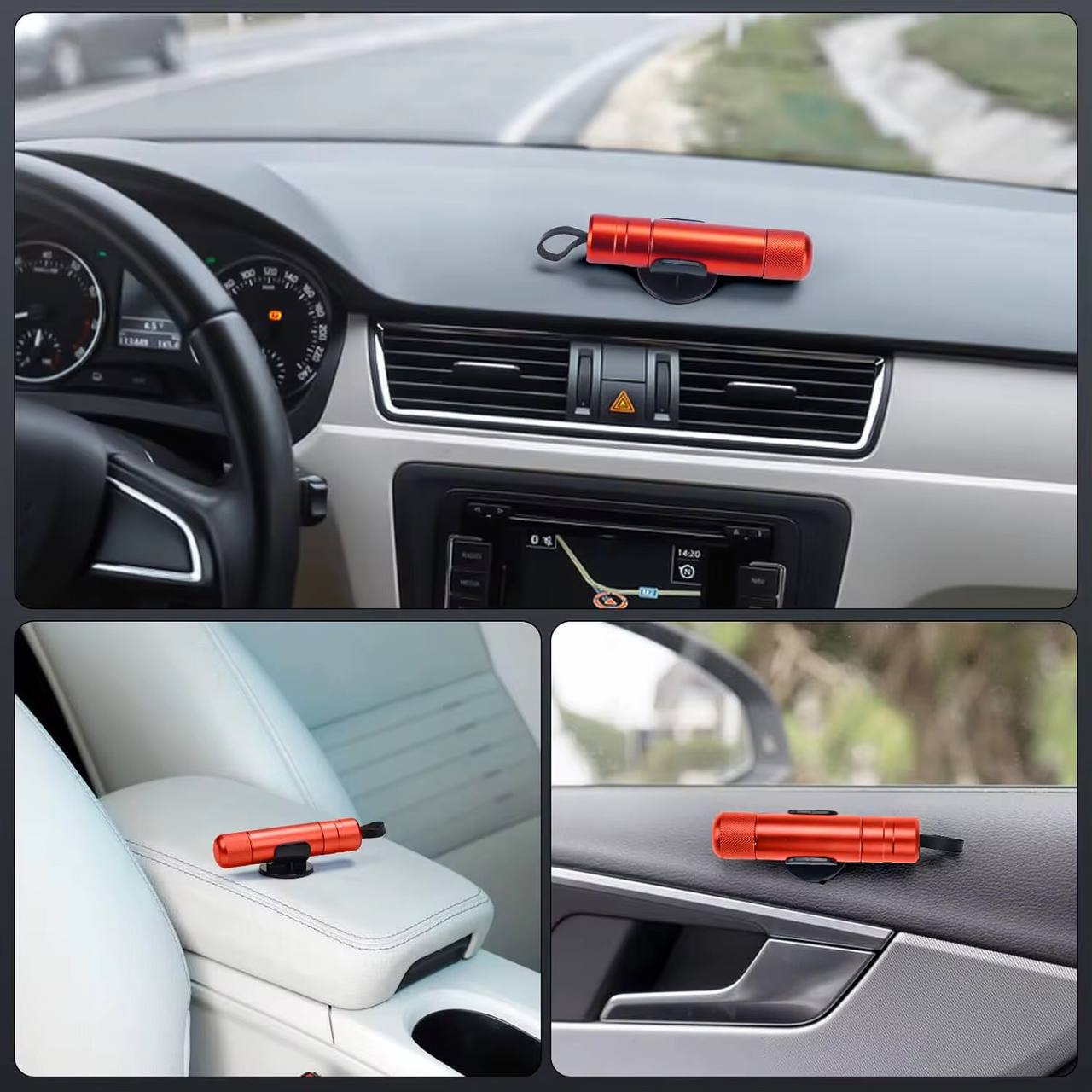 Emergency glass breaker /seat belt loosener