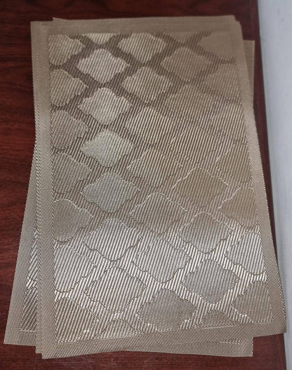 Woven PVC TABLE  MATs l