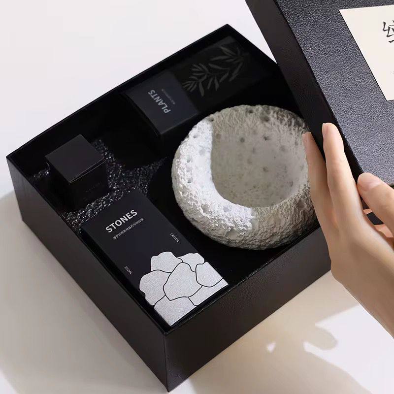 Mushroom Shaped Stone Essential Oil Diffusers Gift Pack