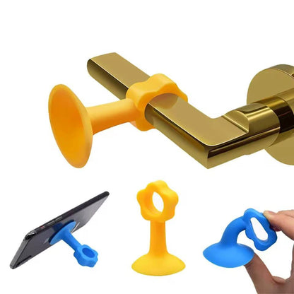 Silicone Door Handle Knob Crash Pad Wall Bumper Guard Stopper Anti Collision Protector Doors Stop