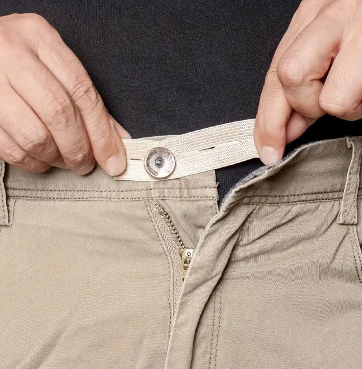 Elastic Waist Extenders, Adjustable Belt waist extension buckle