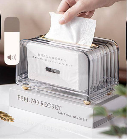 Luxury clear serviette holder