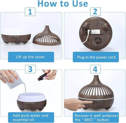 Big pot 450ml aroma diffuser humidifier