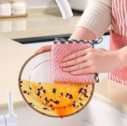 Cleaning Cloth, Coral Fleece 
5pcs