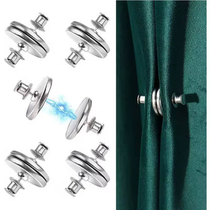 No Curtain gap magnetic holders/Buttons