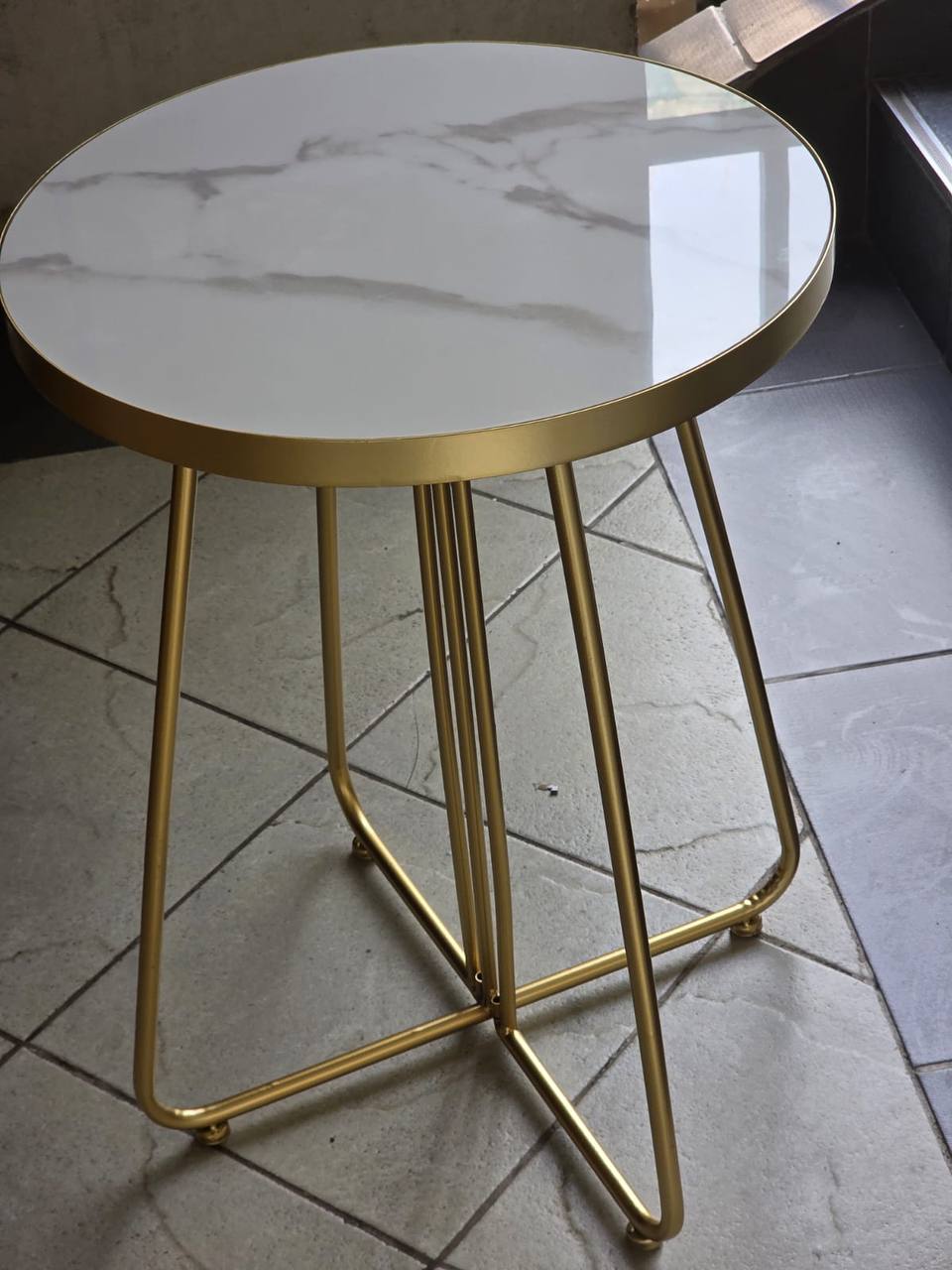 Pure marble Nordic luxury coffee table