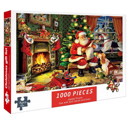 1000pcs Christmas themed Jigsaw Puzzle