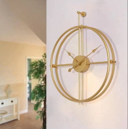 Large simple home decor wall clock