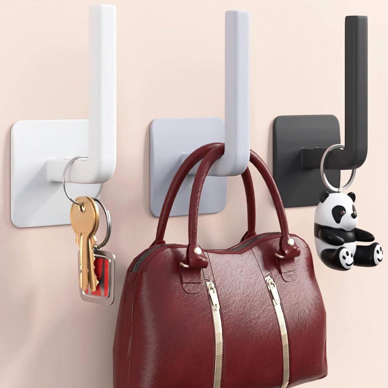 Hat Rack for Baseball Caps, Adhesive Hat Hooks for Wall