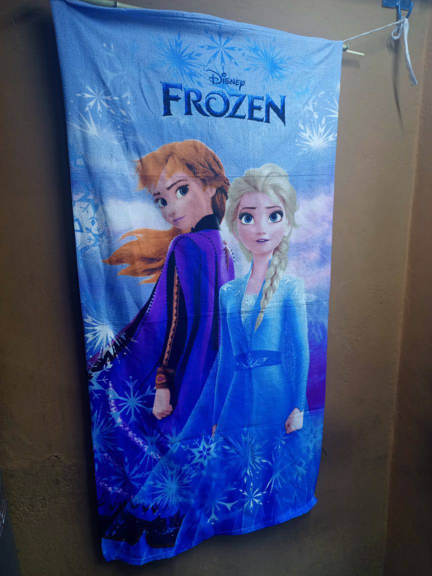 Cartoon themed towels