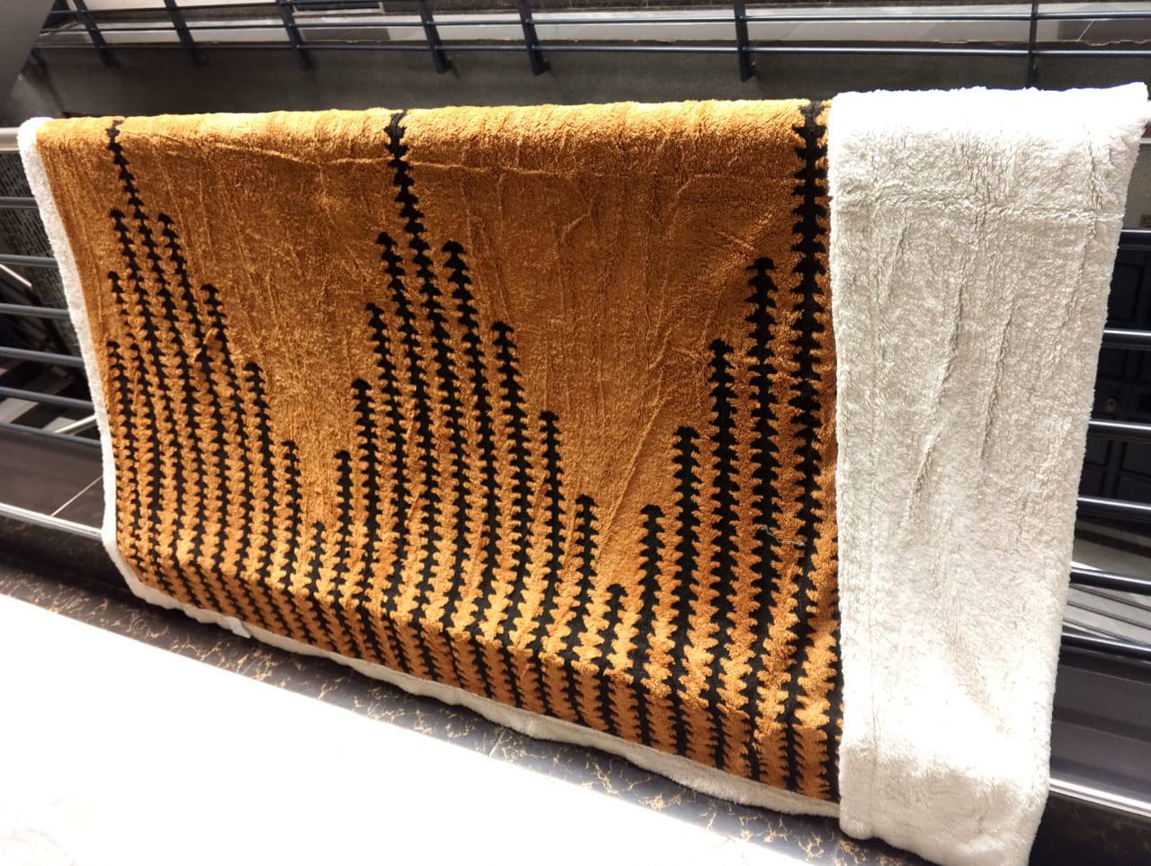 Printed Sherpa Blanket