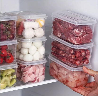 Plastic fresh keeping food storage boxes