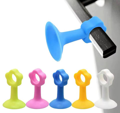 Silicone Door Handle Knob Crash Pad Wall Bumper Guard Stopper Anti Collision Protector Doors Stop