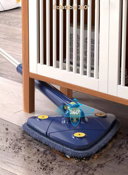 Triangle Mop 360 Rotatable Extendable Adjustable Cleaning Mop For Tubs, Tile Floor, Wall, Ceiling