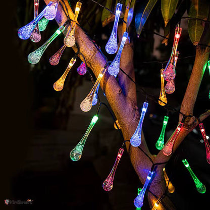 3M Tear Drop Solar Powered Outdoor  Lights