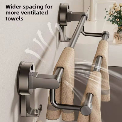 Suction towel holder