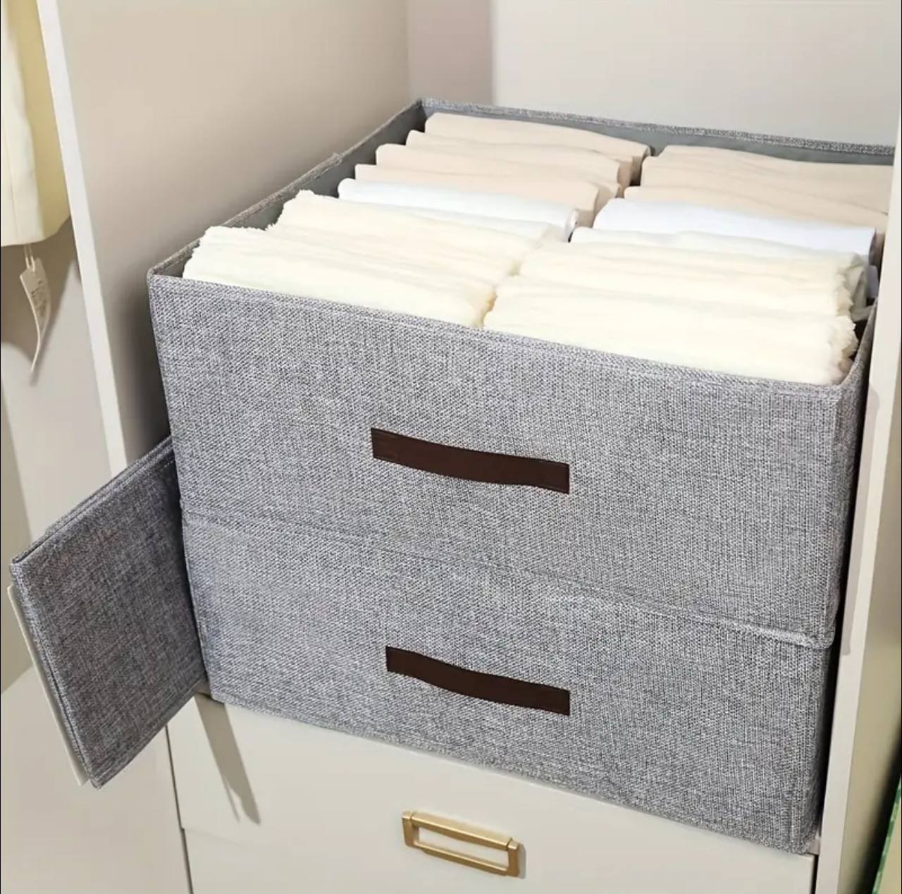 Partitioned closet organizers