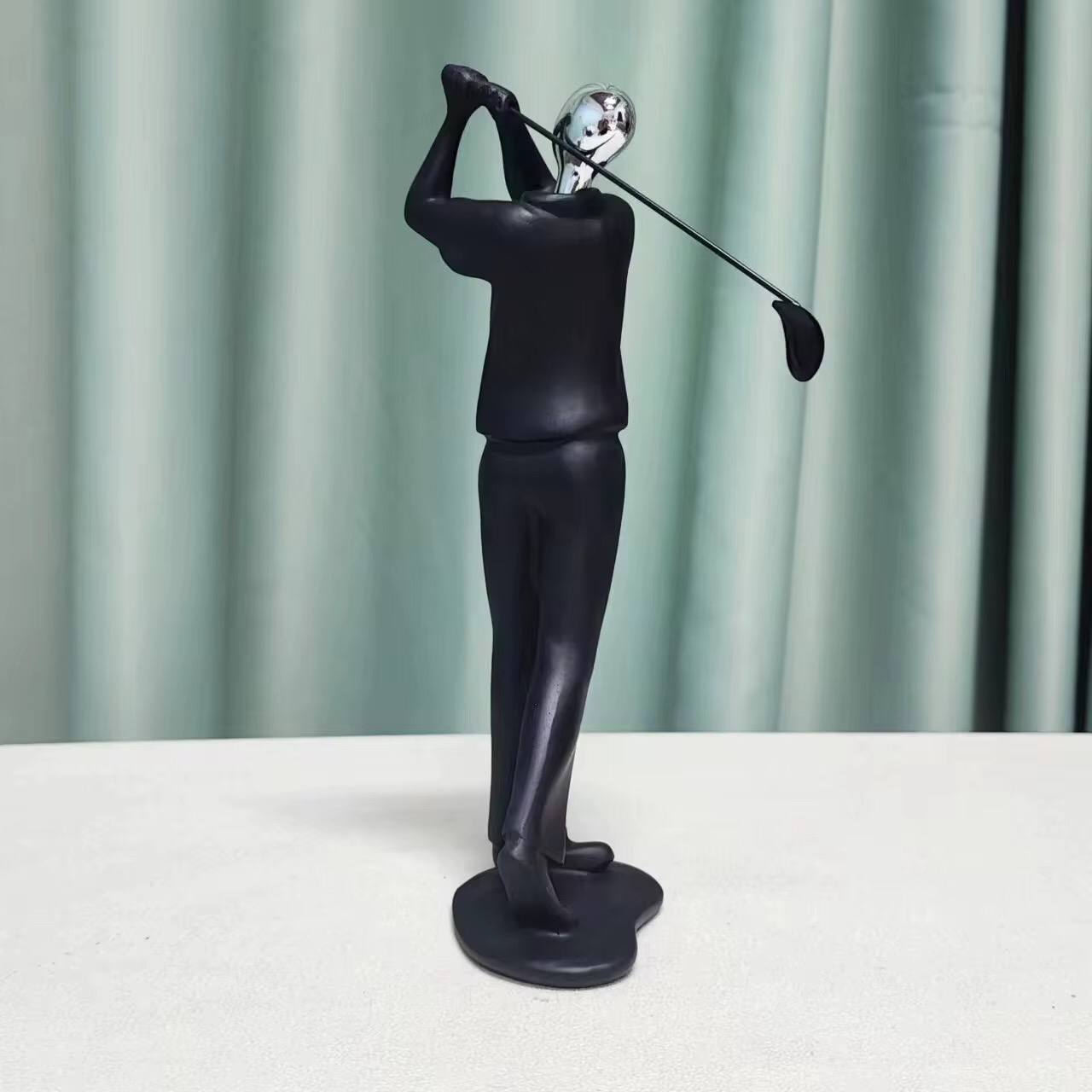 Office/home figure/golfing  Modeling Resin Table Ornaments
