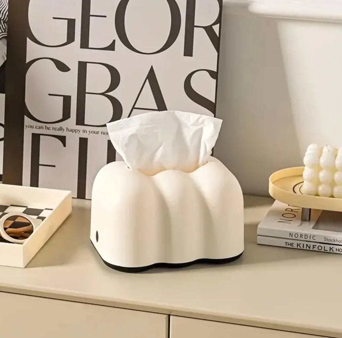 Unique Clouds Tissue Storage Box