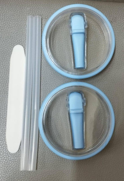 Anti leak Stanley tumbler replacement lids with straws