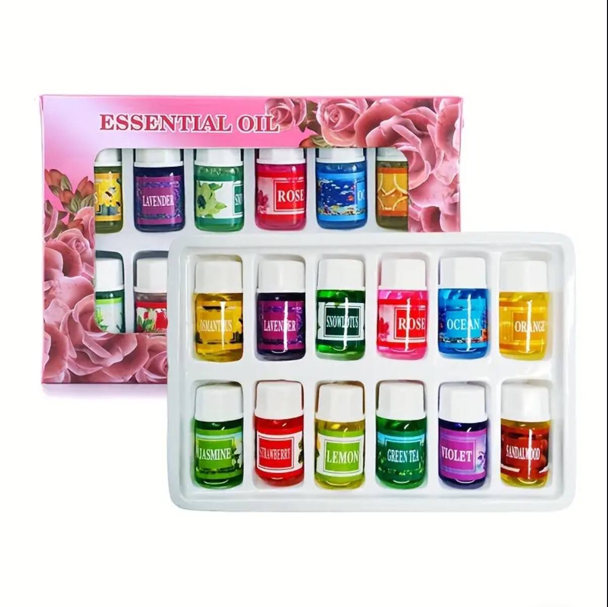 3ml Essential oils now available in a pack of 12 different fragrances