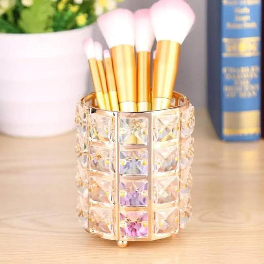 Make up brushes sparkling cylinder
