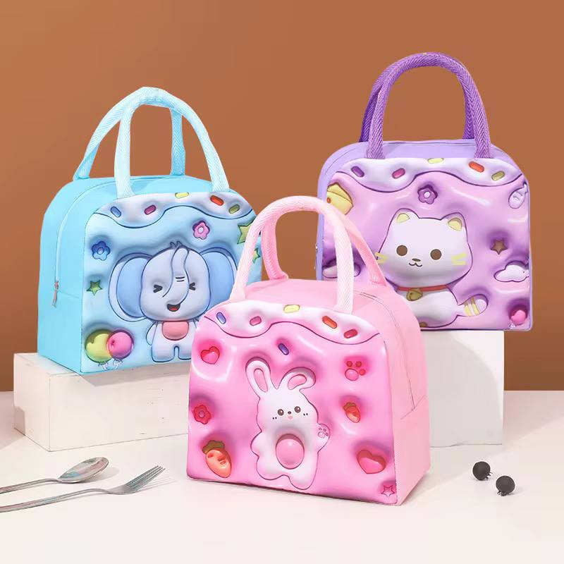 Lovely kids insulated lunch box bags available