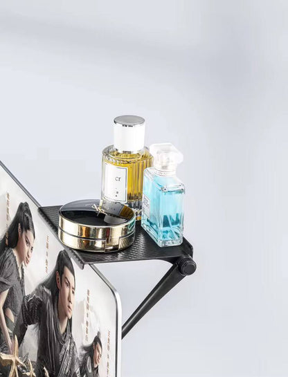 TV Screen Top Storage Shelf Adjustable Computer Monitor Desktop Screen Top Storage Rack Router Shelf Rack Home Organizer