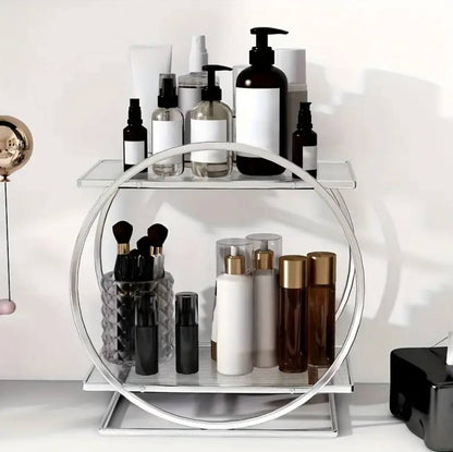 Large capacity cosmetics organizer /  desktop perfume organizer / skincare storage box