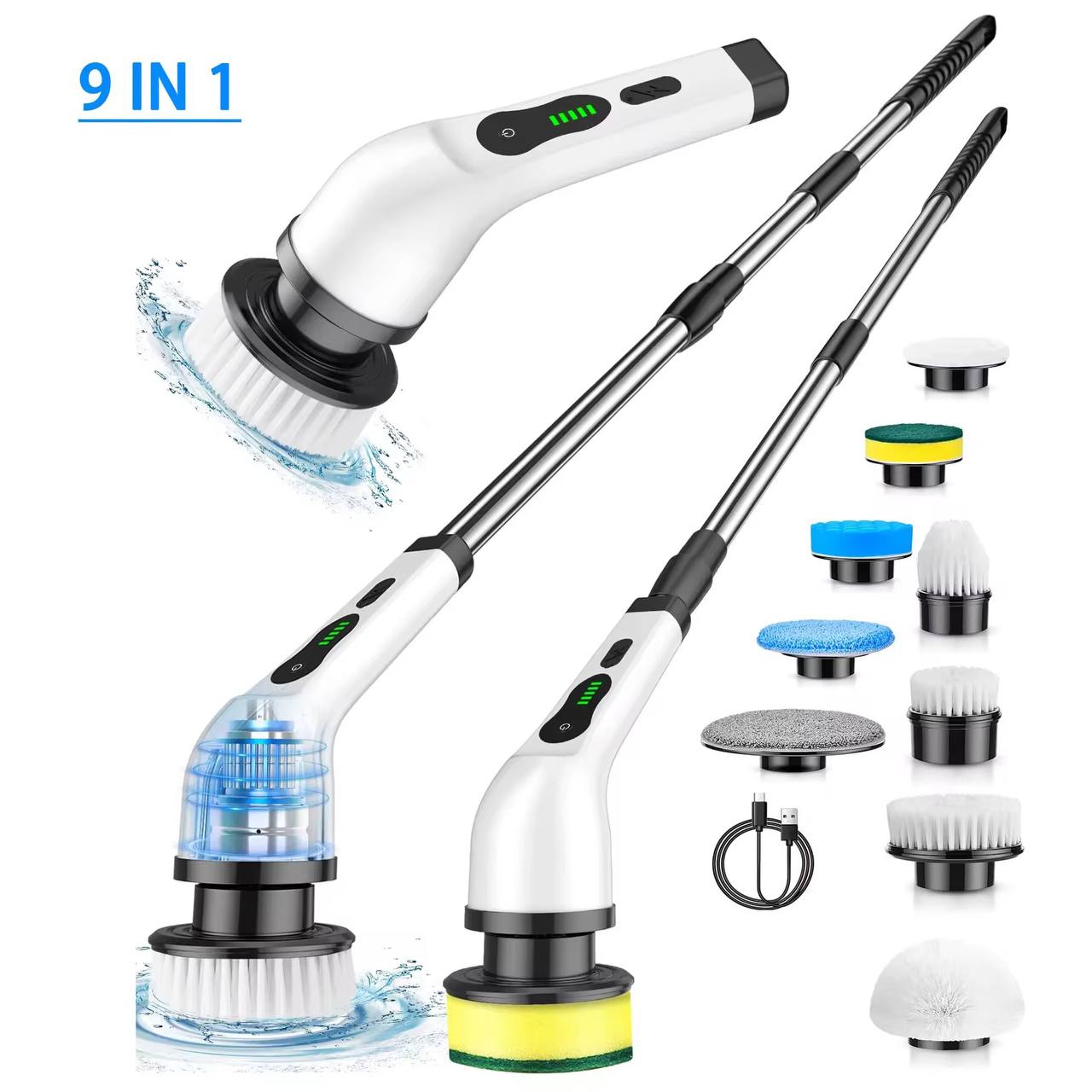 9-in-1 Cordless Electric Cleaning Brush