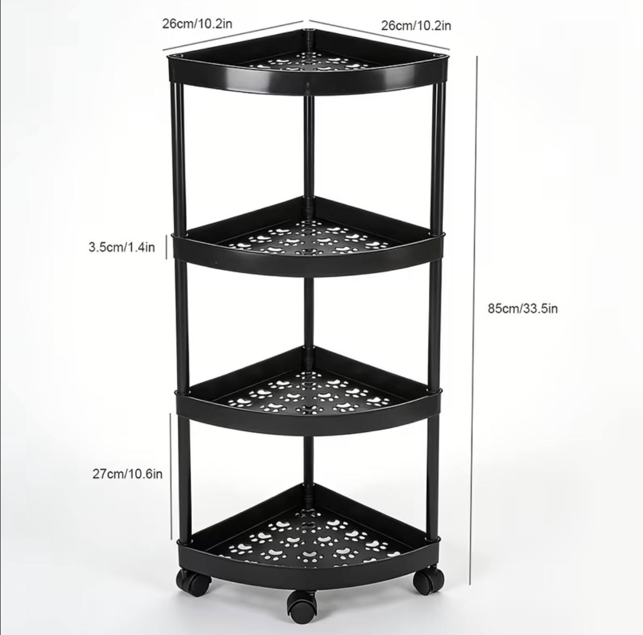 4 Tiers Corner Storage Rack
