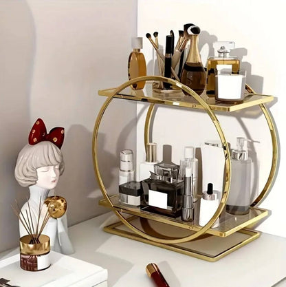 Large capacity cosmetics organizer /  desktop perfume organizer / skincare storage box