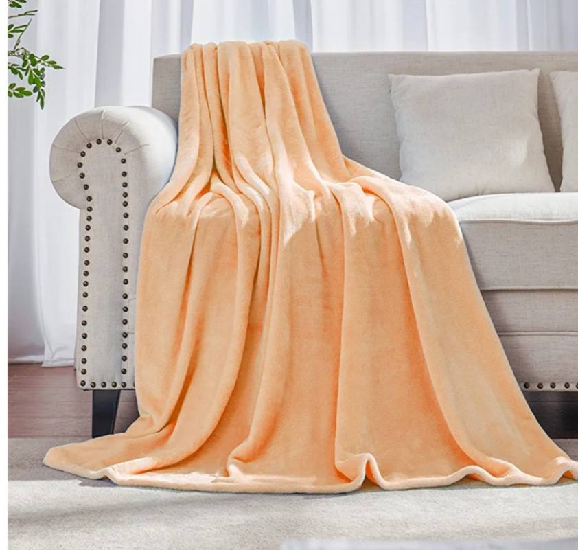 Plain warm Fleece/Throw Blankets